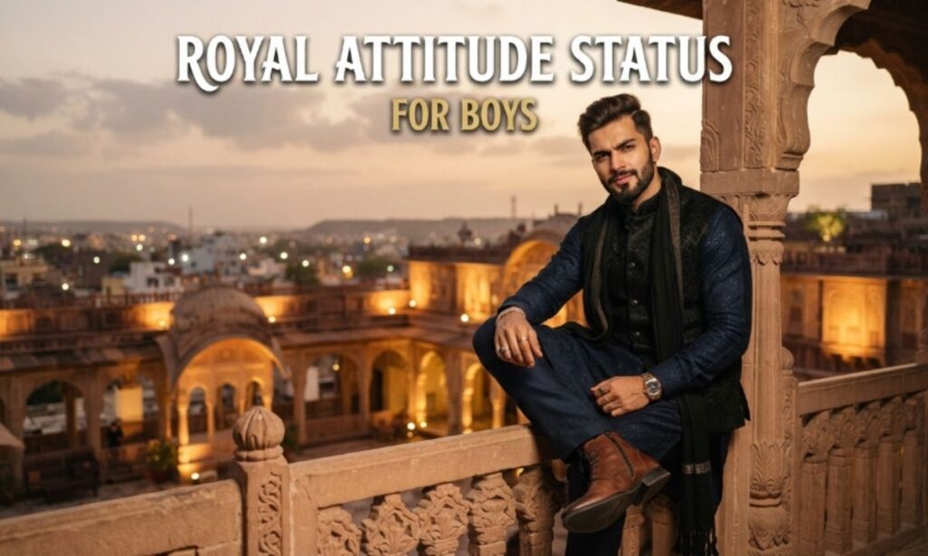 Royal Attitude Status for Boys