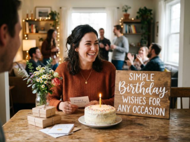 Simple Birthday Wishes for Any Occasion