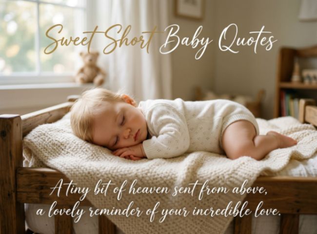 Sweet Short Baby Quotes