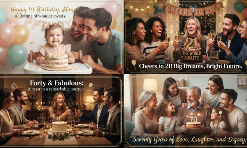 Birthday Wishes for Different Age Groups & Milestones ๐