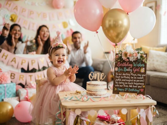  Birthday Wishes for Baby Girl 👧