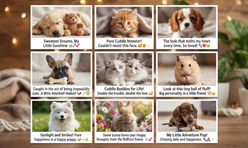 🥺 Cute Pet Captions