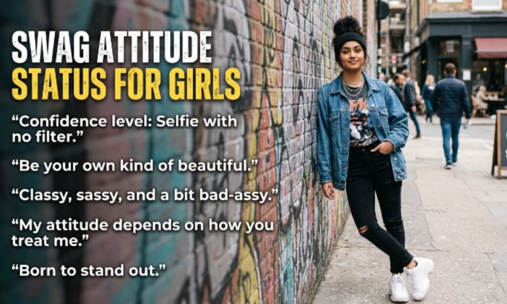 Swag attitude status for girls