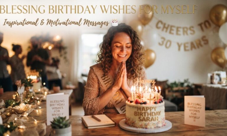 200+ Blessing Birthday Wishes for Myself Inspirational & Motivational Messages 🎂