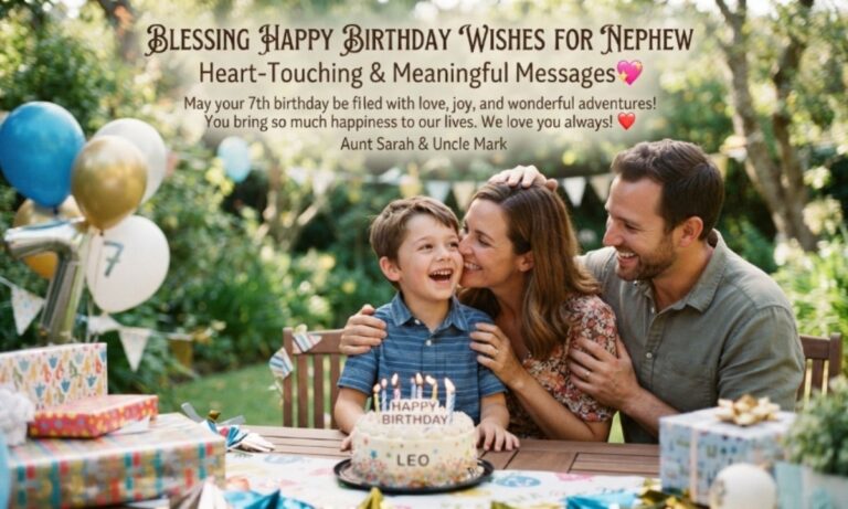 200+ Blessing Happy Birthday Wishes for Nephew |Heart-Touching & Meaningful Messages💖