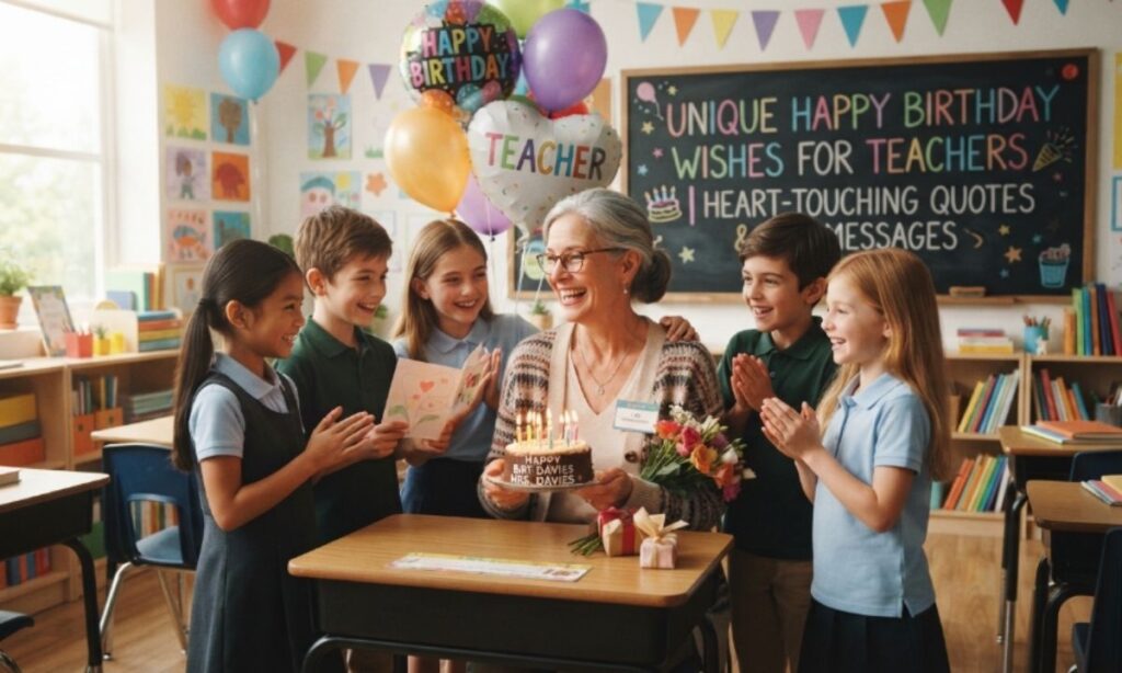 200+ Unique Happy Birthday Wishes for Teachers 🎉 | Heart-Touching Quotes & Messages