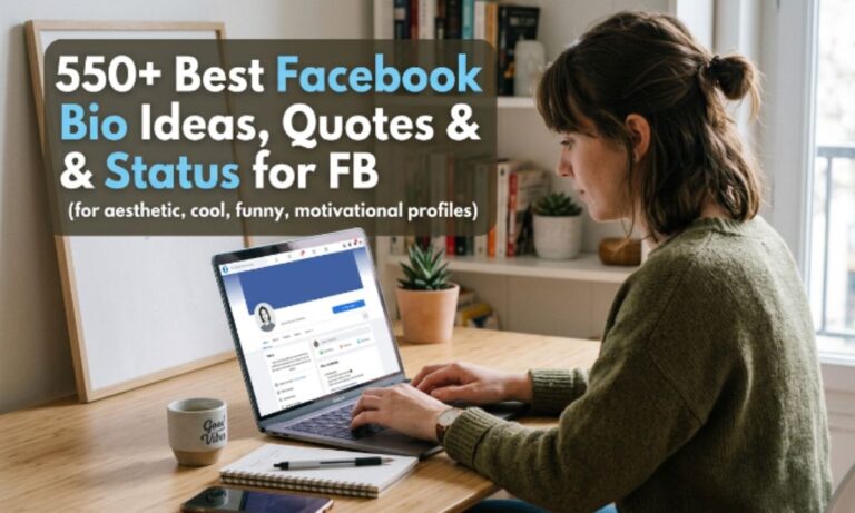 550+ Best Facebook Bio Ideas, Quotes & Status for FBa