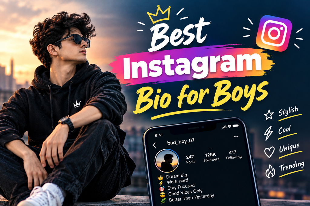 Best Instagram Bio for Boys