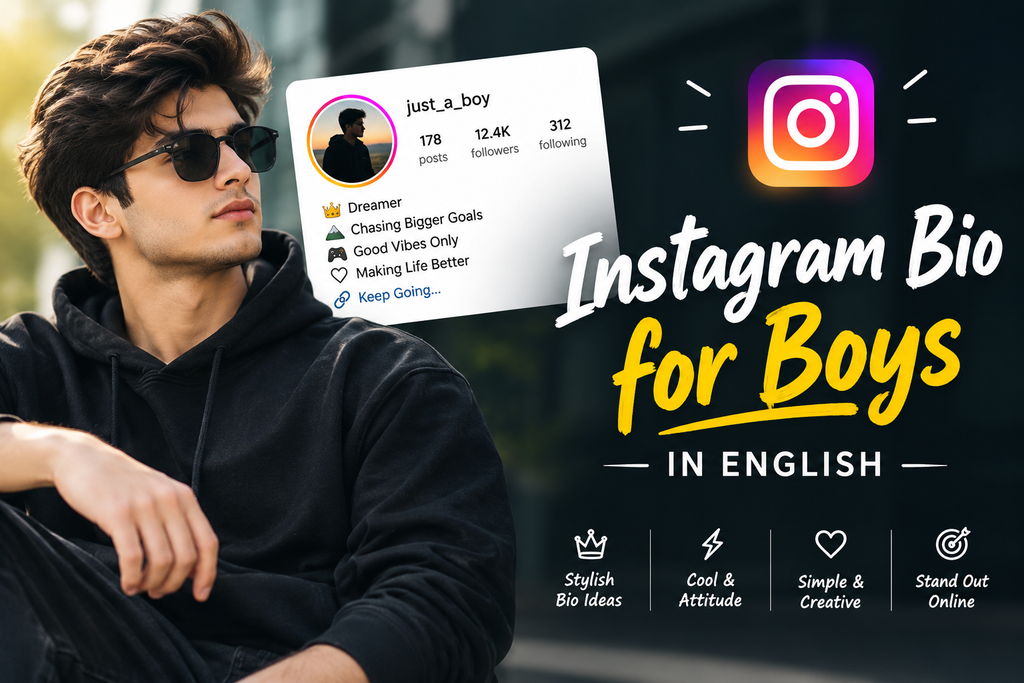 Best Instagram Bio for Boys