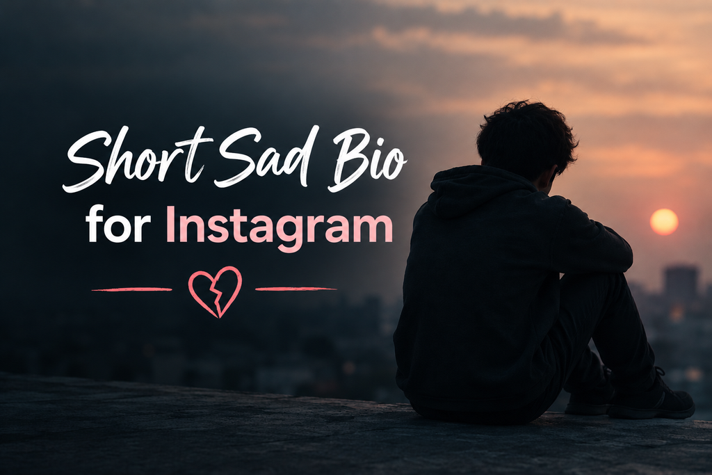 Sad Bio for Instagram