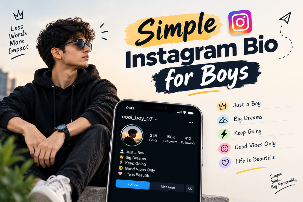 Best Instagram Bio for Boys
