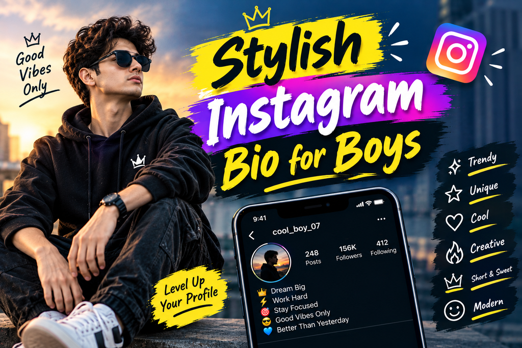 Best Instagram Bio for Boys